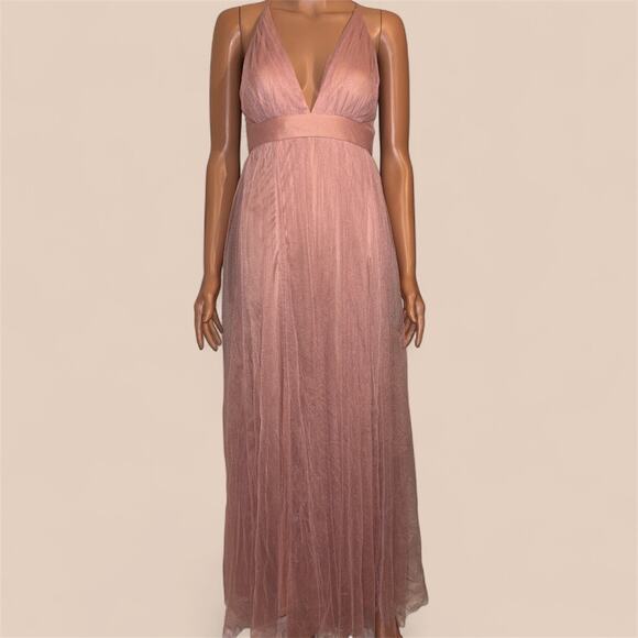 Elisabeth Pleated Tulle Formal Dress Size Small - Picture 1 of 9